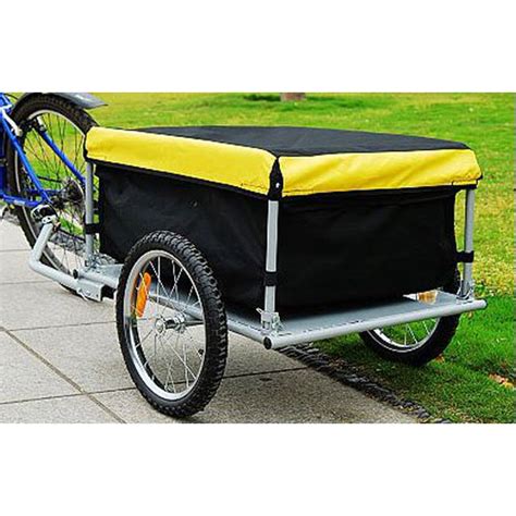 Features Adjustable handlebar height for a comfortable grip while running; Two padded seats with adjustable 5-point harness; Includes safety flag and reflectors for increased visibility. . Aosom bike trailer